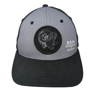 Ram Restaurant & Brewery Snapback Trucker Hat Black One Size Mesh Back 6 Panel